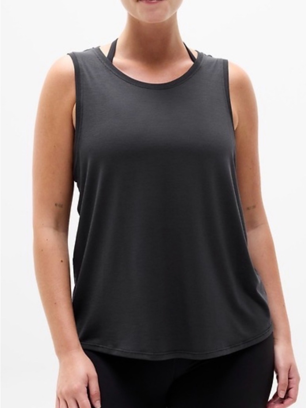 Athleta modal ribbed top